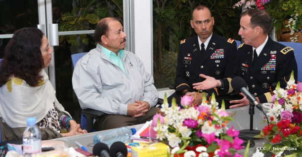 Presidente Daniel se reúne con Subcomandante Militar del Comando Sur de Estados, Teniente General Joseph P. Disalvo