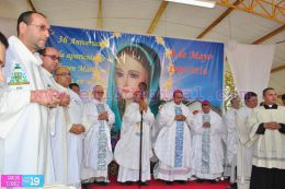 36 aniversario de las apariciones de la Virgen de Cuapa