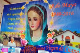 36 aniversario de las apariciones de la Virgen de Cuapa