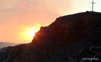 El impresionante lago de lava del Volcán Masaya