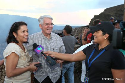 El impresionante lago de lava del Volcán Masaya