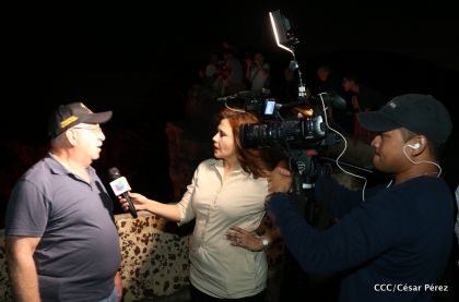 El impresionante lago de lava del Volcán Masaya