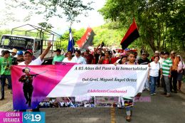 Homenaje al General Miguel Ángel Ortez