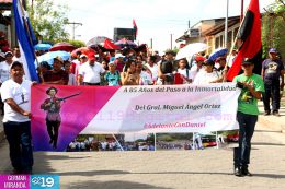 Homenaje al General Miguel Ángel Ortez