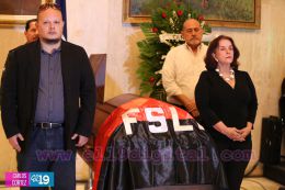 Rinden honores al compañero Marcio Vargas en el Teatro Nacional Rubén Darío