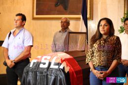 Rinden honores al compañero Marcio Vargas en el Teatro Nacional Rubén Darío