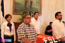 Rinden honores al compañero Marcio Vargas en el Teatro Nacional Rubén Darío