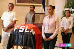 Rinden honores al compañero Marcio Vargas en el Teatro Nacional Rubén Darío