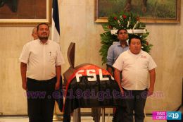 Rinden honores al compañero Marcio Vargas en el Teatro Nacional Rubén Darío