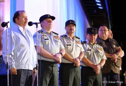 Daniel y Rosario celebran 121 Aniversario del Natalicio del General Sandino