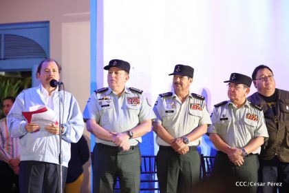 Daniel y Rosario celebran 121 Aniversario del Natalicio del General Sandino