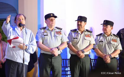 Daniel y Rosario celebran 121 Aniversario del Natalicio del General Sandino