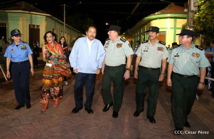 Daniel y Rosario celebran 121 Aniversario del Natalicio del General Sandino