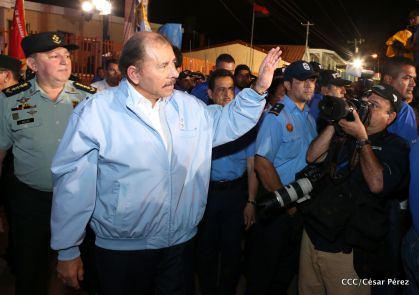 Daniel y Rosario celebran 121 Aniversario del Natalicio del General Sandino