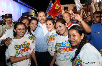 Daniel y Rosario celebran 121 Aniversario del Natalicio del General Sandino