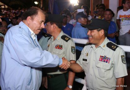 Daniel y Rosario celebran 121 Aniversario del Natalicio del General Sandino