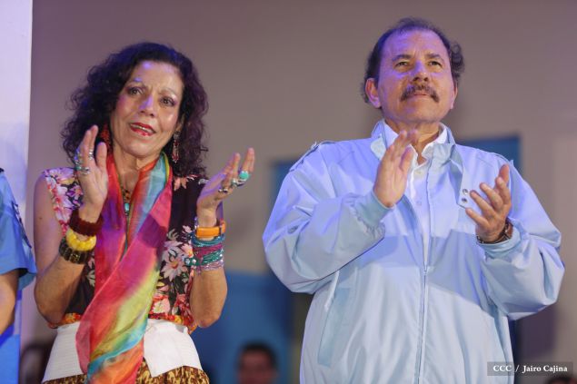 Daniel y Rosario celebran 121 Aniversario del Natalicio del General Sandino