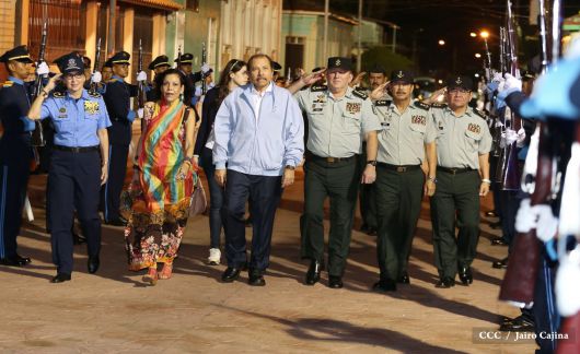 Daniel y Rosario celebran 121 Aniversario del Natalicio del General Sandino