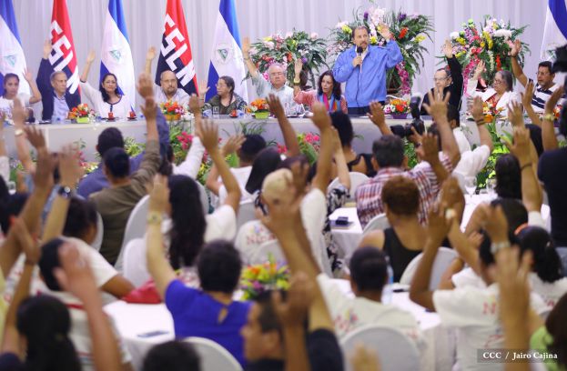 Daniel y Rosario presiden Asamblea Sandinista Nacional