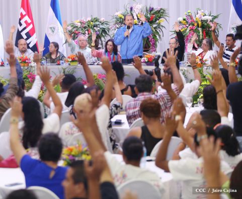 Daniel y Rosario presiden Asamblea Sandinista Nacional