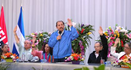 Daniel y Rosario presiden Asamblea Sandinista Nacional