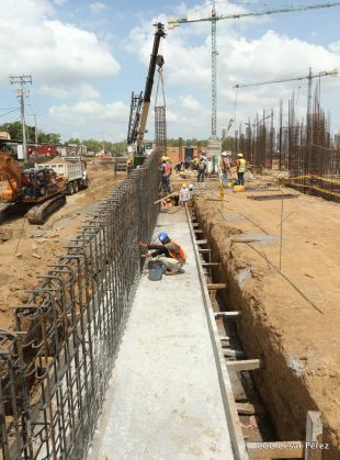 Avanza construcción de Estadio Nacional de Béisbol