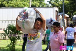 Entrega de apoyo solidario del Gobierno Sandinista a familias de Chinandega