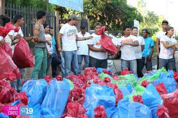 Entrega de apoyo solidario del Gobierno Sandinista a familias de Chinandega