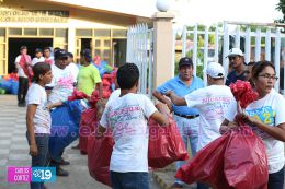 Entrega de apoyo solidario del Gobierno Sandinista a familias de Chinandega