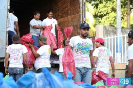 Entrega de apoyo solidario del Gobierno Sandinista a familias de Chinandega