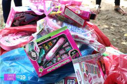 Gobierno envía miles de juguetes a niñ@s de Puerto Morazán y Tonalá 