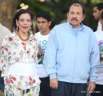 Daniel y Rosario rinden homenaje al Comandante Carlos Fonseca en su 80 Natalicio