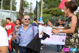 Caminata de la comunidad LGBTI en Nicaragua