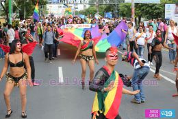 Caminata de la comunidad LGBTI en Nicaragua