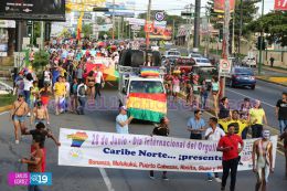 Caminata de la comunidad LGBTI en Nicaragua