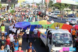 Caminata de la comunidad LGBTI en Nicaragua