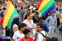 Caminata de la comunidad LGBTI en Nicaragua