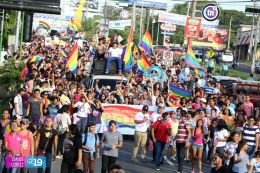 Caminata de la comunidad LGBTI en Nicaragua