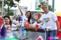 Caminata de la comunidad LGBTI en Nicaragua