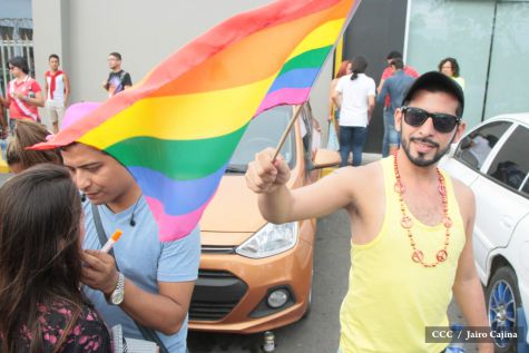Caminata de la comunidad LGBTI en Nicaragua