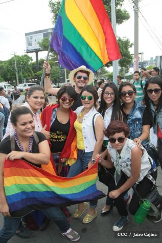 Caminata de la comunidad LGBTI en Nicaragua