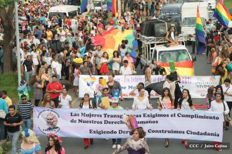 Caminata de la comunidad LGBTI en Nicaragua