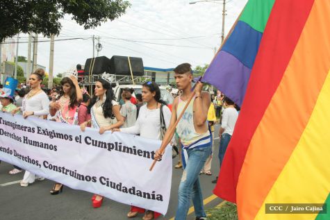 Caminata de la comunidad LGBTI en Nicaragua
