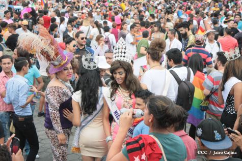 Caminata de la comunidad LGBTI en Nicaragua
