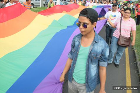 Caminata de la comunidad LGBTI en Nicaragua