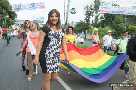 Caminata de la comunidad LGBTI en Nicaragua
