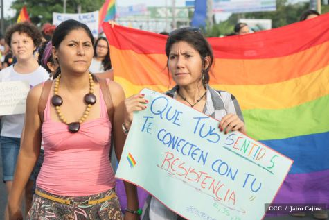 Caminata de la comunidad LGBTI en Nicaragua