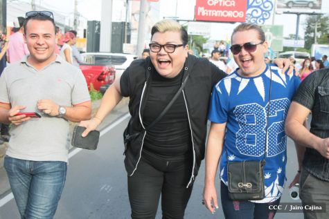 Caminata de la comunidad LGBTI en Nicaragua