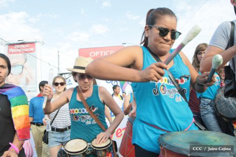 Caminata de la comunidad LGBTI en Nicaragua