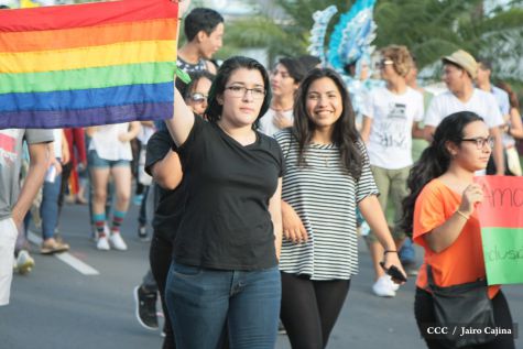 Caminata de la comunidad LGBTI en Nicaragua
